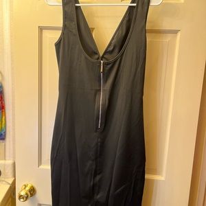Black fitted dress